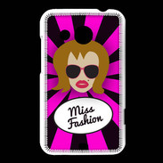 Coque HTC Desire 200 Miss Fashion Rousse