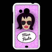 Coque HTC Desire 200 Miss Fiesta Brune