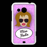 Coque HTC Desire 200 Miss Fiesta Rousse
