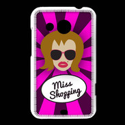 Coque HTC Desire 200 Miss Shopping Rousse