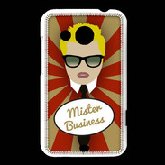 Coque HTC Desire 200 Mister Business Blond