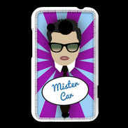 Coque HTC Desire 200 Mister Car Brun
