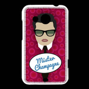 Coque HTC Desire 200 Mister Champagne Brun
