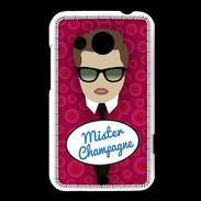 Coque HTC Desire 200 Mister Champagne Chatain