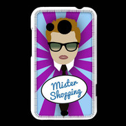 Coque HTC Desire 200 Mister Shopping Roux
