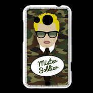 Coque HTC Desire 200 Mister Soldier Blond