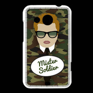 Coque HTC Desire 200 Mister Soldier Roux