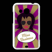 Coque HTC Desire 200 Miss business Black