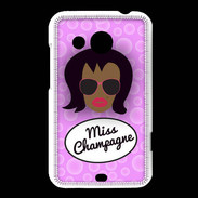 Coque HTC Desire 200 Miss Champagne Black