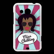 Coque HTC Desire 200 Miss Clubbing Black