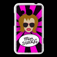 Coque HTC Desire 200 Miss Swag Rousse