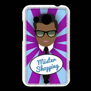 Coque HTC Desire 200 Mister Shopping Black