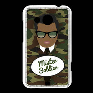 Coque HTC Desire 200 Mister Soldier Black