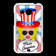 Coque HTC Desire 200 Miss USA Blonde
