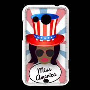 Coque HTC Desire 200 Miss USA Black