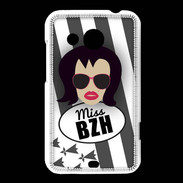 Coque HTC Desire 200 Miss Bretagne Brune