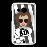 Coque HTC Desire 200 Miss Bretagne Chatain