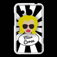 Coque HTC Desire 200 Miss Corse Blonde