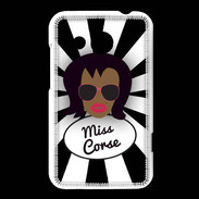 Coque HTC Desire 200 Miss Corse Black