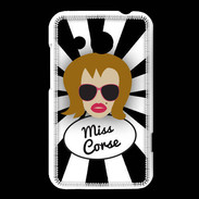 Coque HTC Desire 200 Miss Corse Rousse