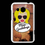 Coque HTC Desire 200 Miss Guadeloupe Blonde