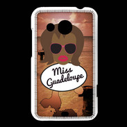 Coque HTC Desire 200 Miss Guadeloupe Black