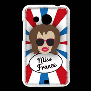 Coque HTC Desire 200 Miss France Chatain