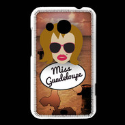 Coque HTC Desire 200 Miss Guadeloupe Rousse