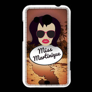 Coque HTC Desire 200 Miss Martinique Brune