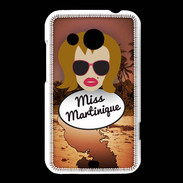 Coque HTC Desire 200 Miss Martinique Rousse