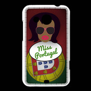 Coque HTC Desire 200 Miss Portugal Black