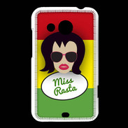 Coque HTC Desire 200 Miss Rasta Brune
