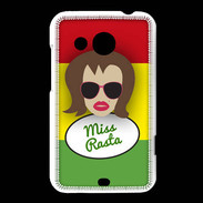 Coque HTC Desire 200 Miss Rasta Chatain