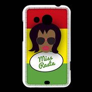 Coque HTC Desire 200 Miss Rasta Black