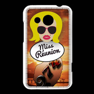 Coque HTC Desire 200 Miss Réunion Blonde