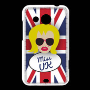 Coque HTC Desire 200 Miss UK Blonde