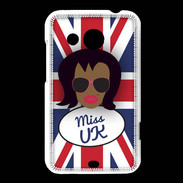 Coque HTC Desire 200 Miss UK Black
