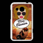 Coque HTC Desire 200 Miss Réunion Rousse