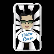 Coque HTC Desire 200 Mister Corse Brun