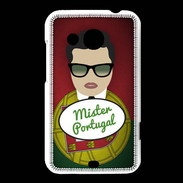 Coque HTC Desire 200 Mister Portugal Brun