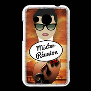 Coque HTC Desire 200 Mister Réunion Brun