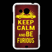 Coque HTC Desire 200 Keep Calm and Be Furious Rouge