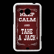 Coque HTC Desire 200 Keep Calm and Take Jack Rouge