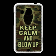 Coque HTC Desire 200 Keep Calm and Grenade Camouflage