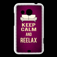 Coque HTC Desire 200 Keep Calm and Reelax Rose