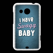 Coque HTC Desire 200 I have Swag bleu ZG