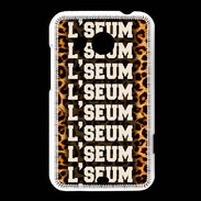 Coque HTC Desire 200 L'seum Léopard