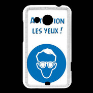 Coque HTC Desire 200 Attention les yeux PR