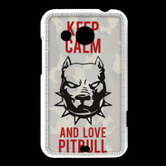 Coque HTC Desire 200 Keep calm pitbull 1 ZG