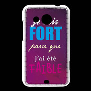 Coque HTC Desire 200 Fort et faible ZG